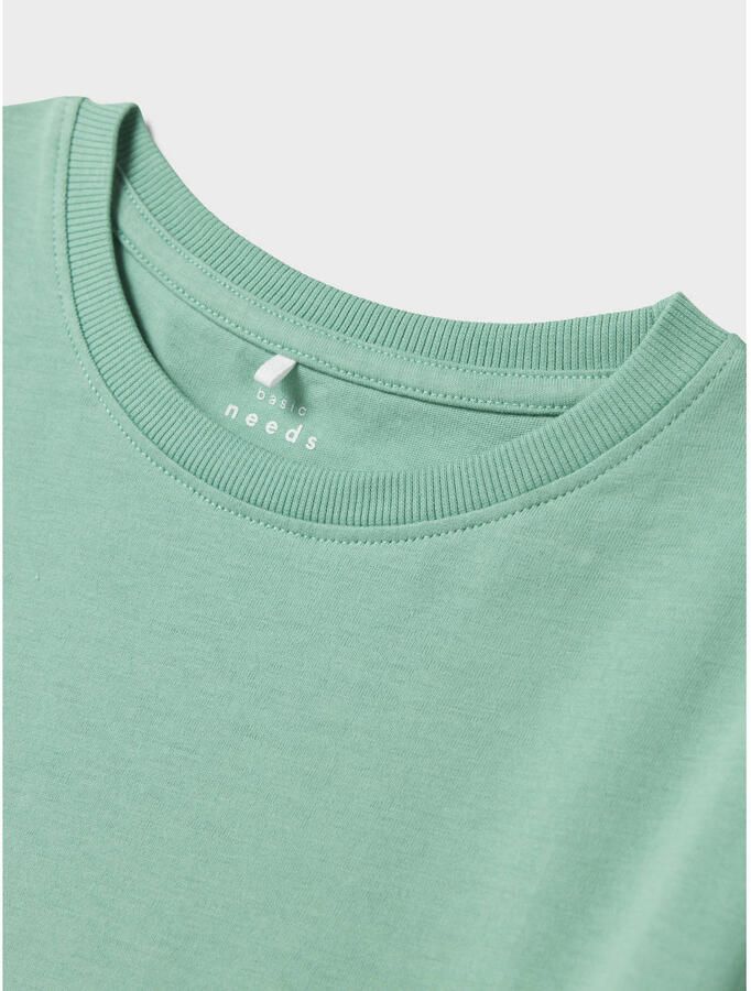 Name It T-shirt NKMVOBBO SS NREG TOP NOOS loose fit met licht overhangende schouders