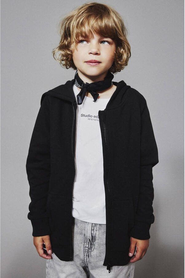 Name it KIDS T-shirt NKMBRODY met tekst wit Jongens Katoen Ronde hals Tekst 122 128 - Foto 2