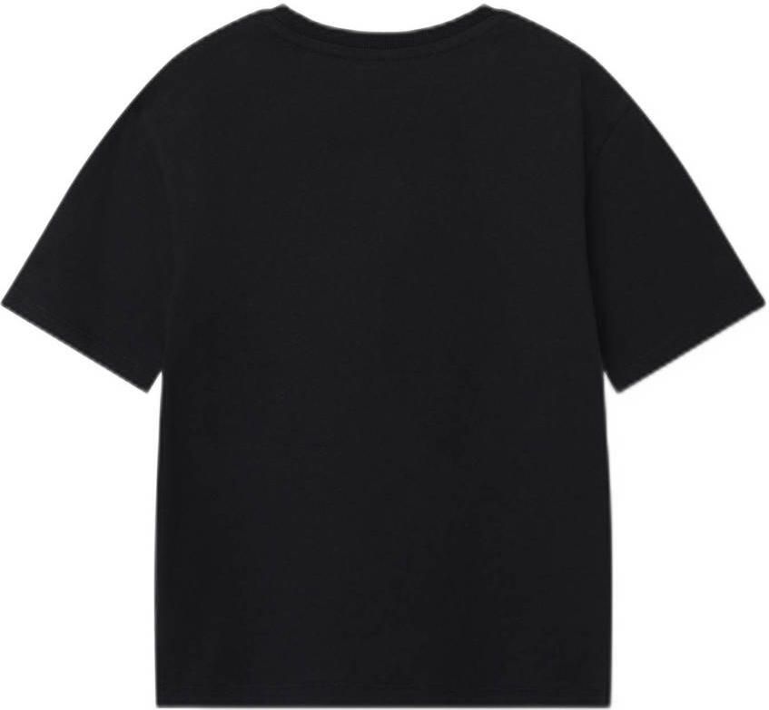 Name it KIDS T-shirt NKMBRODY met tekst zwart Jongens Katoen Ronde hals 122 128 - Foto 2