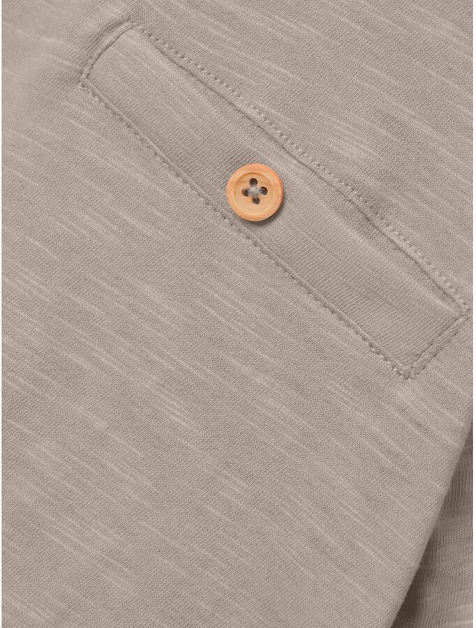 Name it KIDS T-shirt NKMVINCENT grijszand Beige Jongens Katoen Ronde hals 134 140