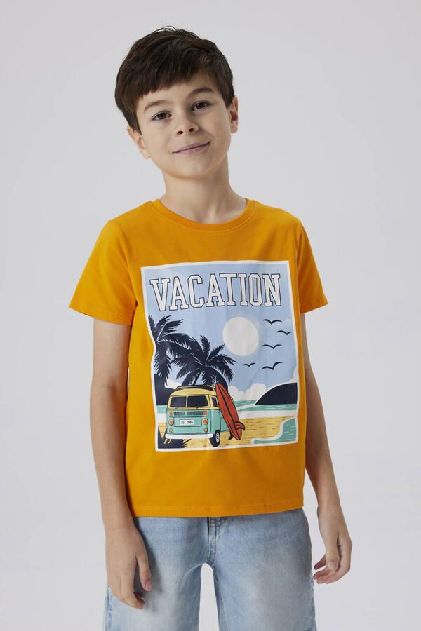 NAME IT KIDS T-shirt oranje - Foto 2