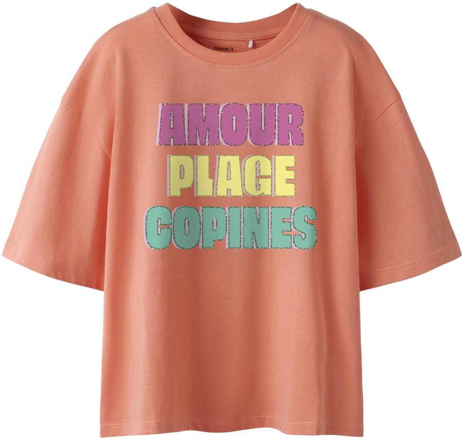 NAME IT KIDS T-shirt oranje