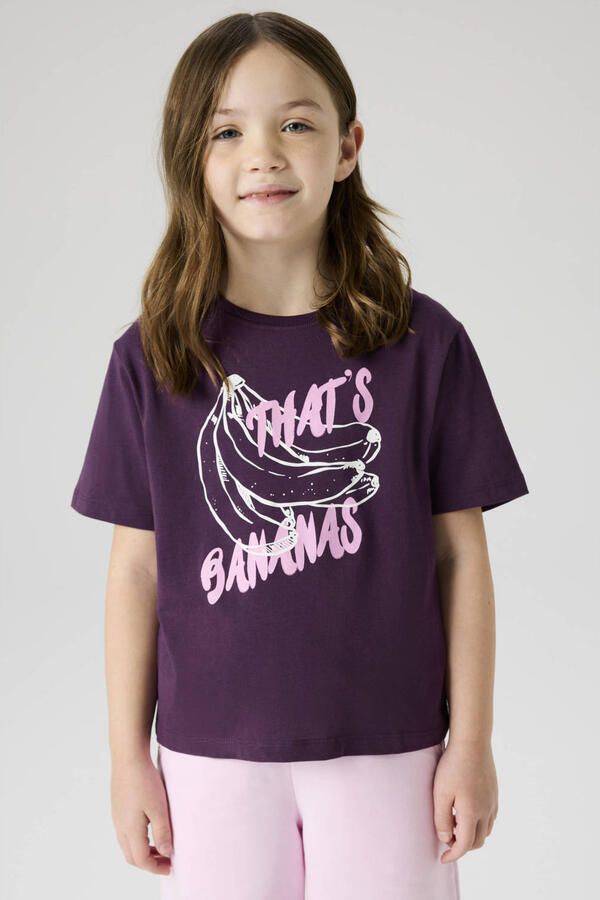 NAME IT KIDS T-shirt paars