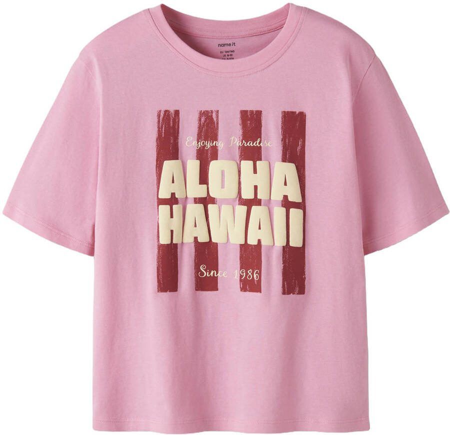 NAME IT KIDS T-shirt roze
