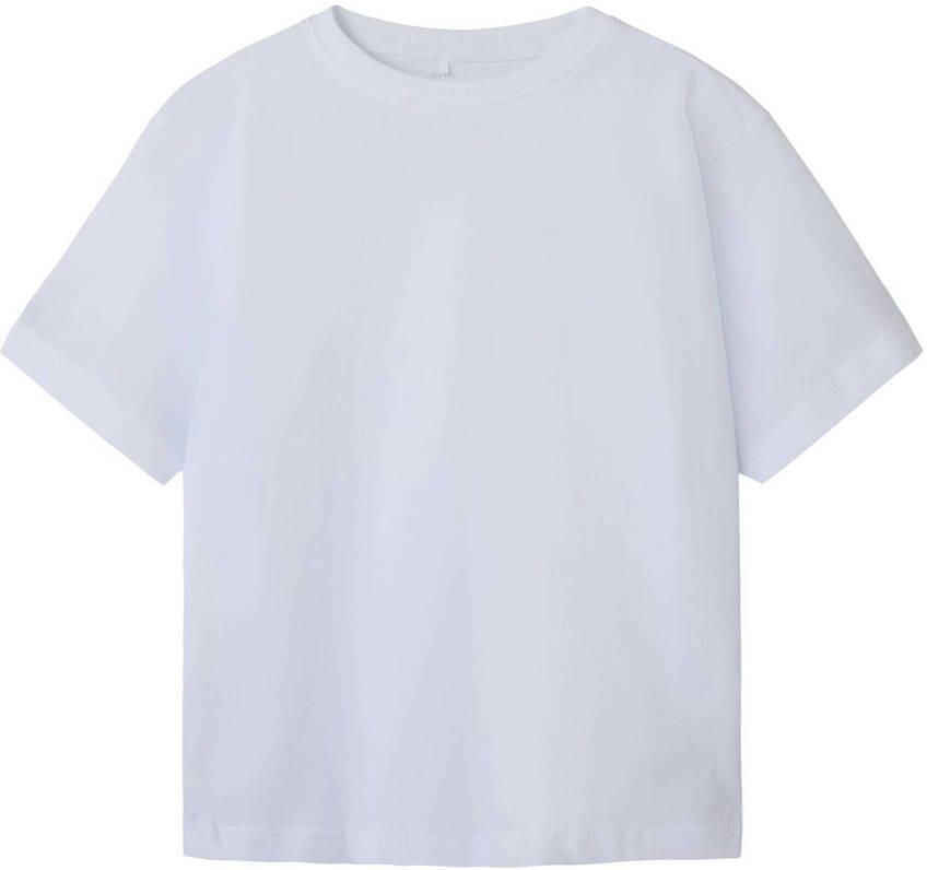 Name It T-shirt NKMVOBBO SS NREG TOP NOOS loose fit met licht overhangende schouders - Foto 2