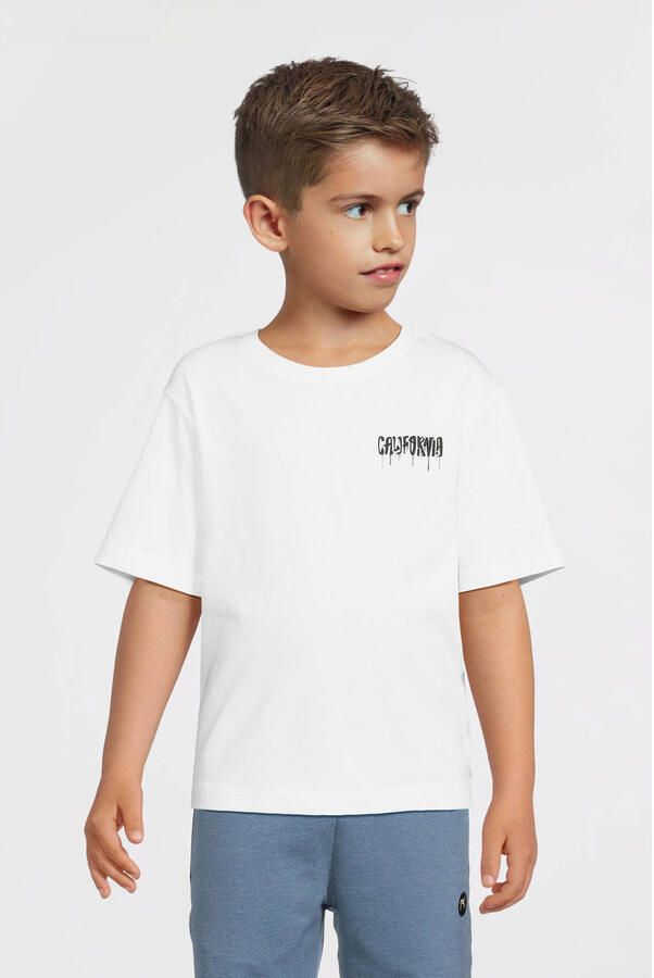 NAME IT KIDS T-shirt met backprint wit - Foto 5