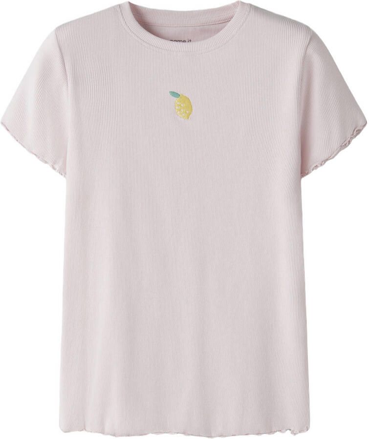 NAME IT KIDS T-shirt zachtroze