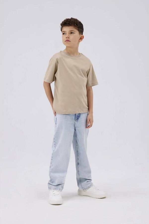 Name It T-shirt NKMVOBBO SS NREG TOP NOOS loose fit met licht overhangende schouders - Foto 2