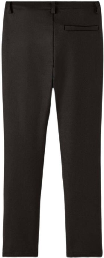 Name it KIDS tapered fit broek NKMRIRAMEL zwart Jongens Polyester Effen 116