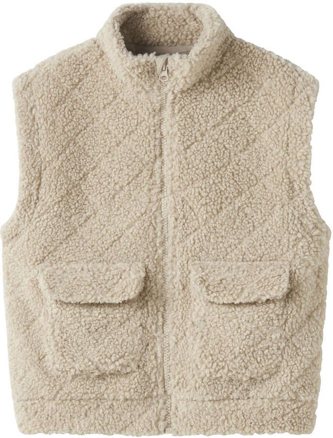 NAME IT KIDS teddy gilet beige - Foto 2