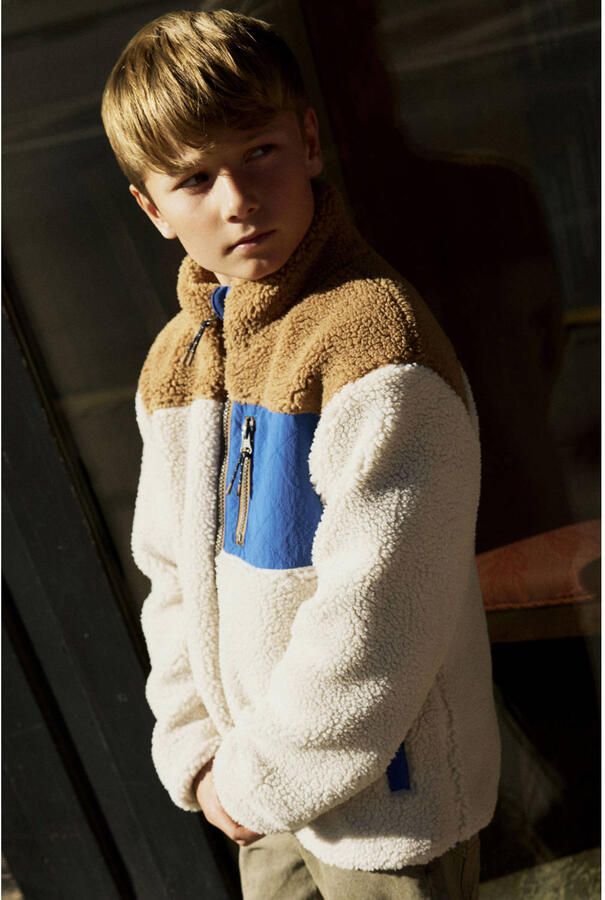 NAME IT KIDS teddy jas ecru - Foto 3