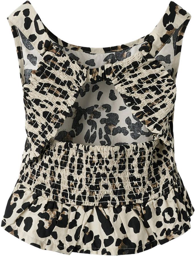 NAME IT KIDS top met panterprint beige - Foto 2