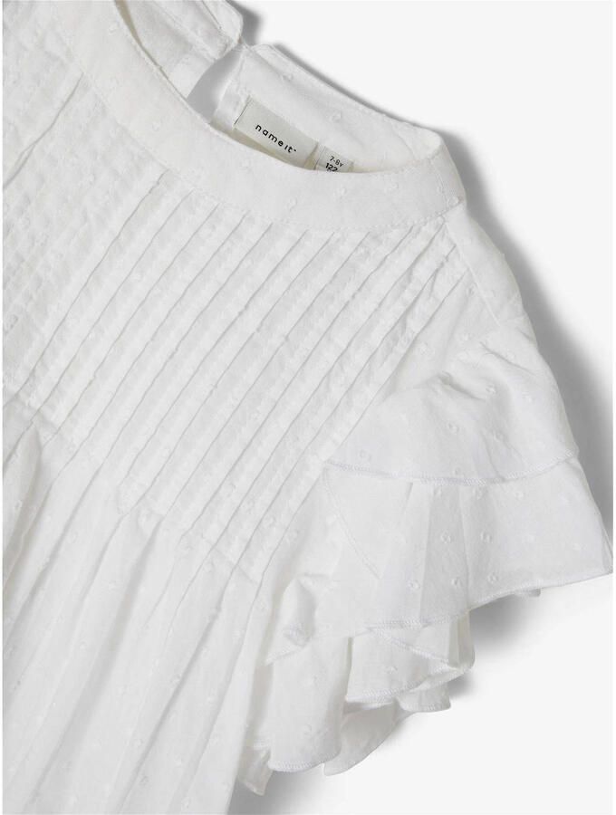 Name it KIDS top NKFFARIDE wit Meisjes Katoen Ronde hals Effen 146 152 - Foto 2