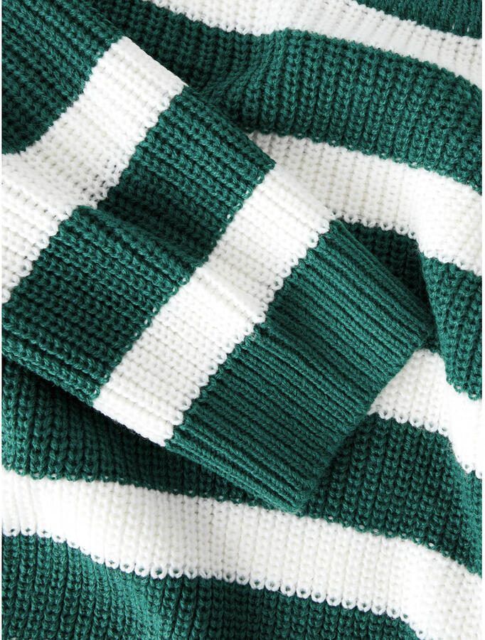 NAME IT KIDS trui donkergroen gebreid - Foto 2