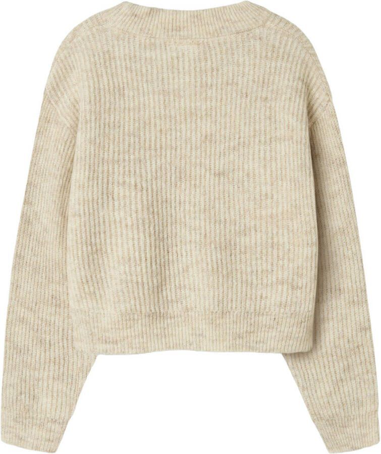 Name It Gebreide trui NKFHOLLY LS BOXY SHORT KNIT NOOS - Foto 2