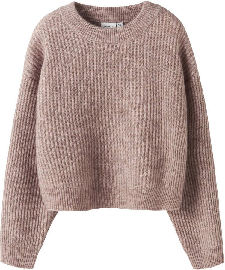 Name It Gebreide trui NKFHOLLY LS BOXY SHORT KNIT NOOS