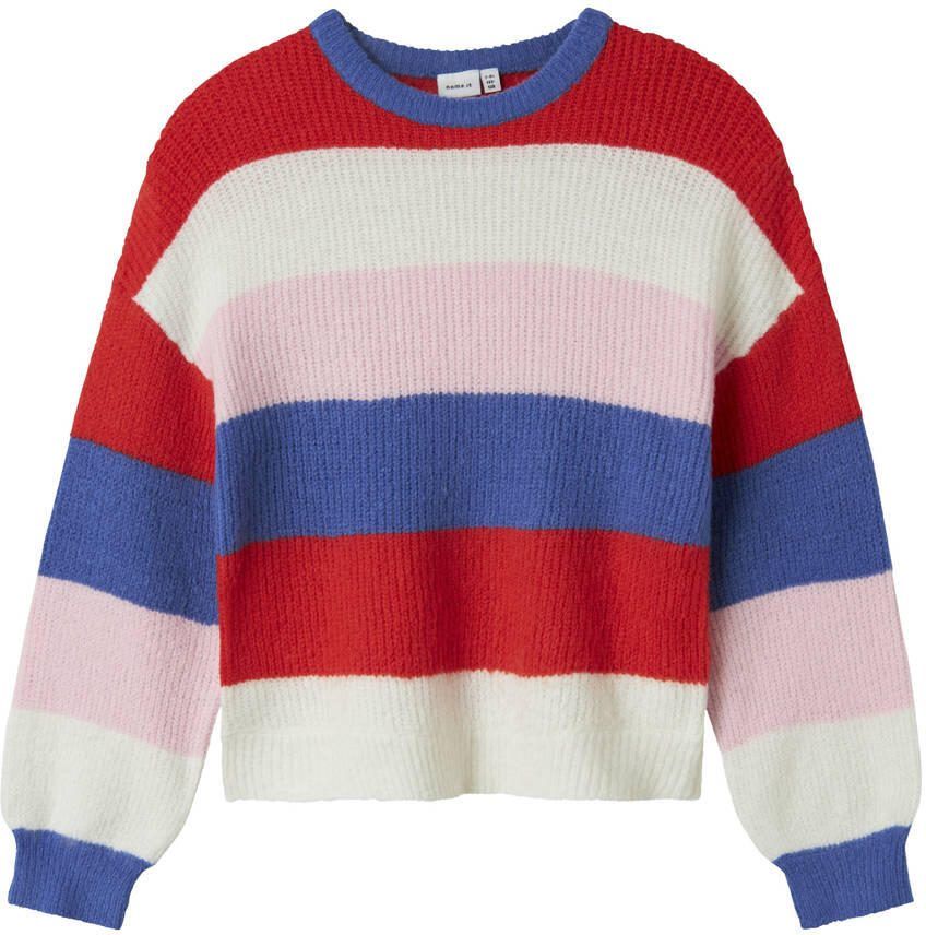 NAME IT KIDS trui rood gebreid