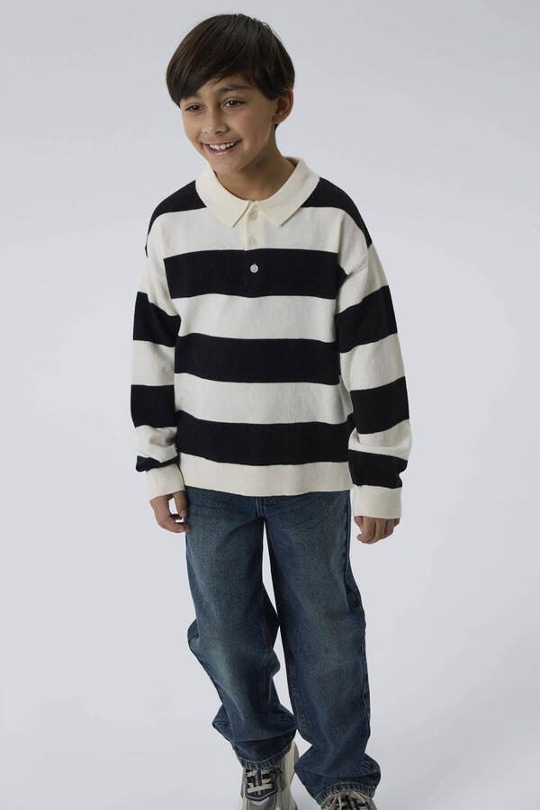 NAME IT KIDS trui zwart gebreid