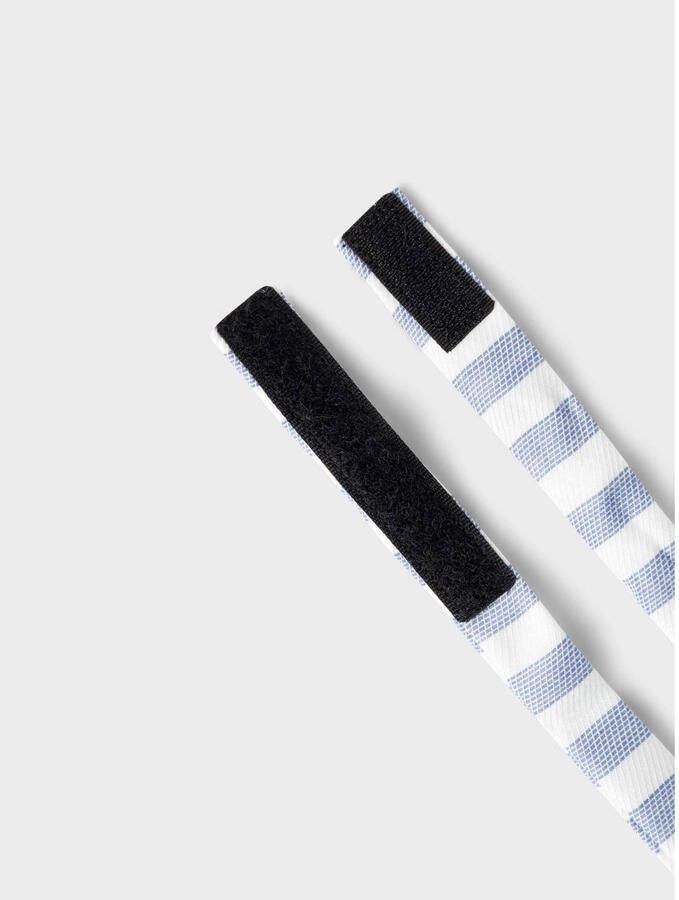 Name it KIDS vlinderstrik NKMBALUCAS lichtblauw wit Vlinderdas Jongens Polyester M L - Foto 2