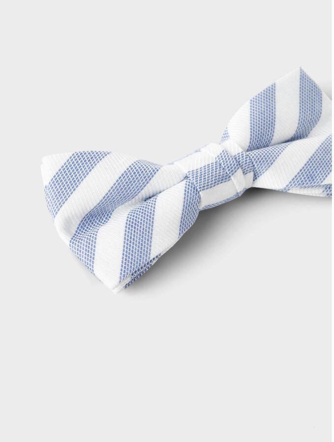 Name it KIDS vlinderstrik NKMBALUCAS lichtblauw wit Vlinderdas Jongens Polyester M L - Foto 3