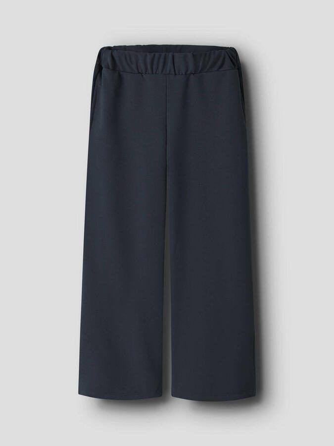 NAME IT KIDS wide leg casual broek donkerblauw - Foto 2