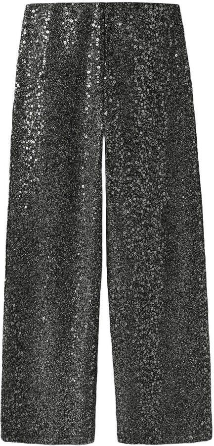 NAME IT KIDS wide leg casual broek zwart - Foto 3