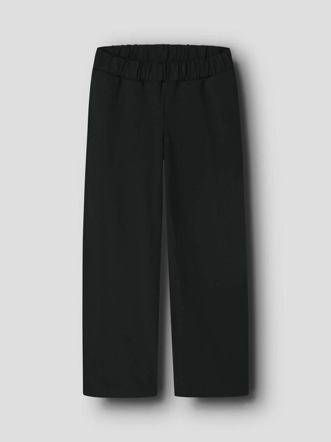 NAME IT KIDS wide leg casual broek zwart - Foto 3