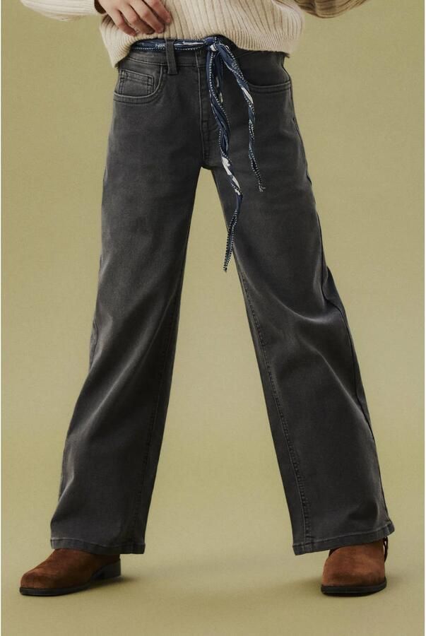 NAME IT KIDS wide leg jeans grey denim - Foto 3