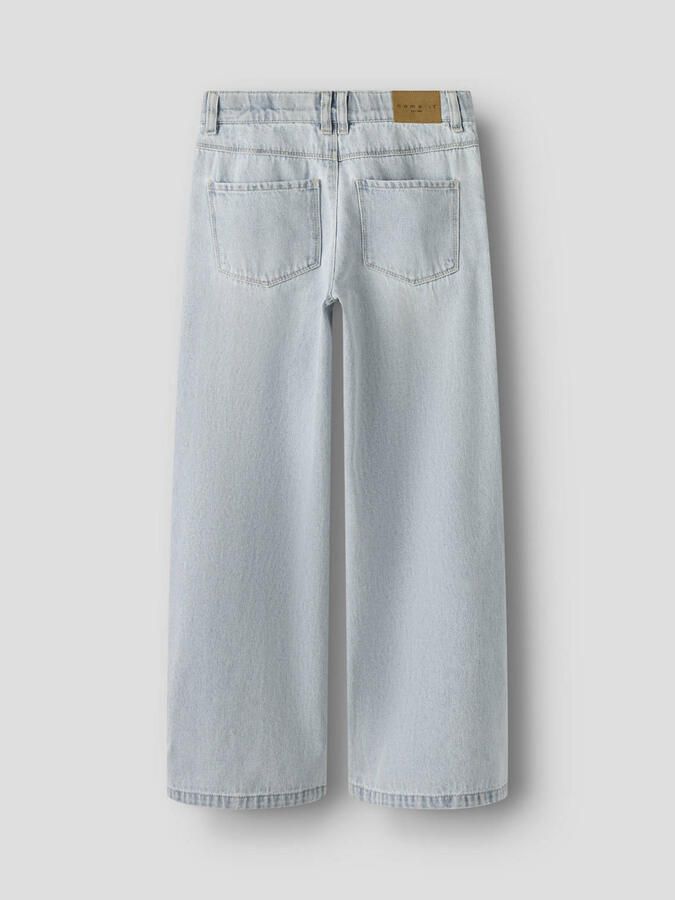 NAME IT KIDS wide leg jeans light blue denim