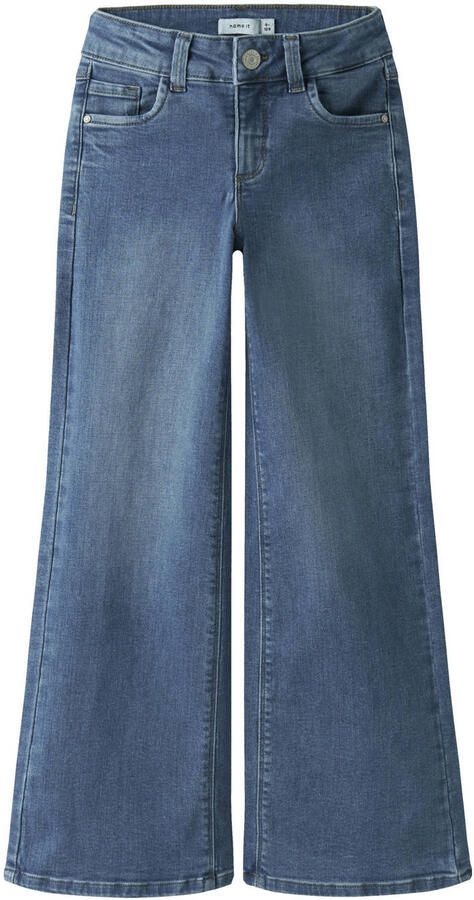 NAME IT KIDS wide leg jeans Medium blue denim