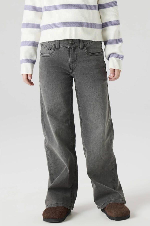 NAME IT KIDS wide leg jeans medium blue denim