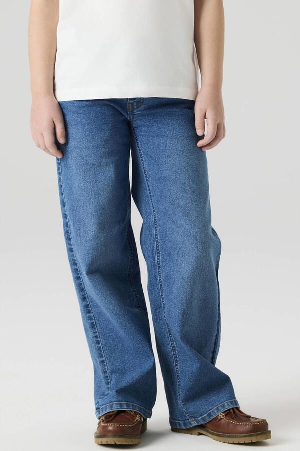NAME IT KIDS wide leg jeans medium blue denim