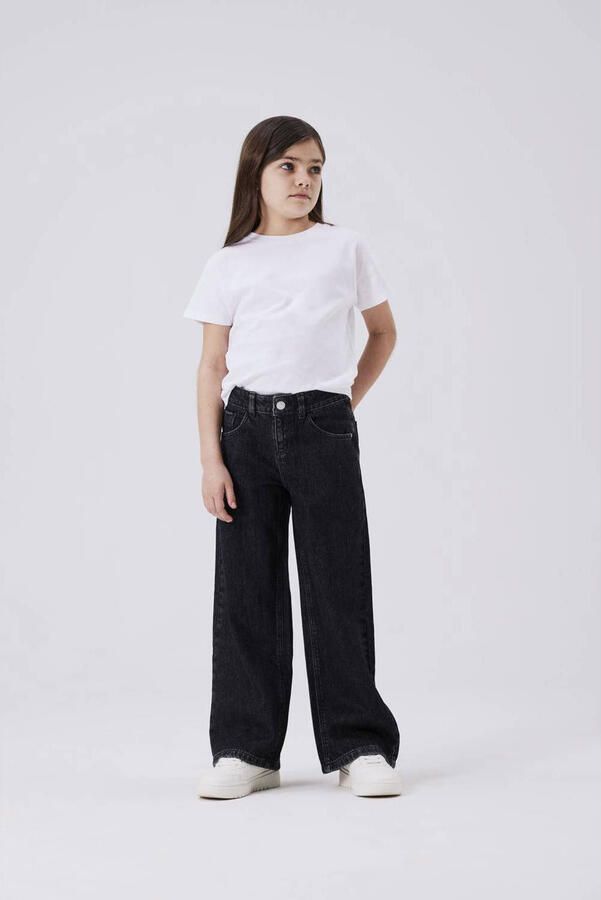 Name It Wijde jeans NKFROSE voor meisjes met wijde pijpen en klassieke pasvorm