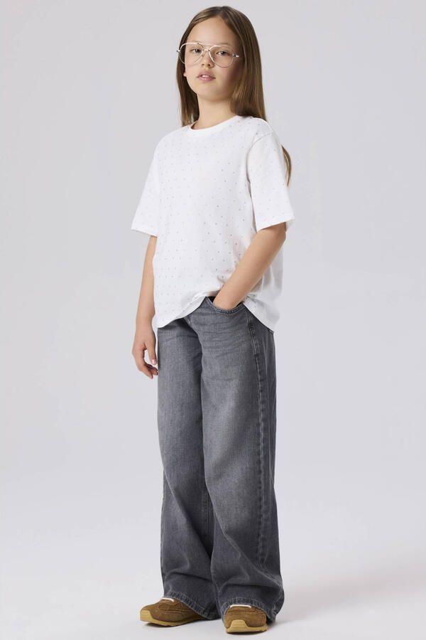 NAME IT KIDS wide leg jeans NKFROSE grey denim - Foto 2