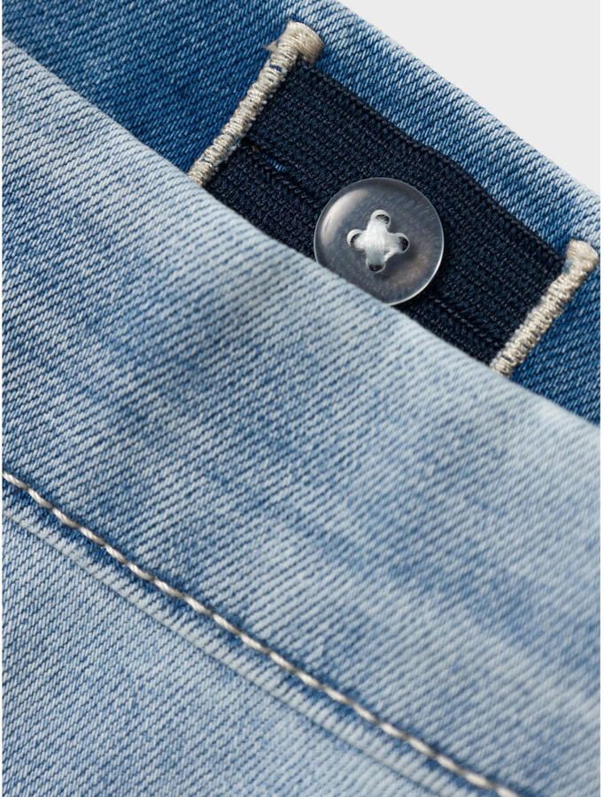 Name it KIDS wide leg jeans NKFROSE light blue denim Blauw Meisjes Stretchdenim 128