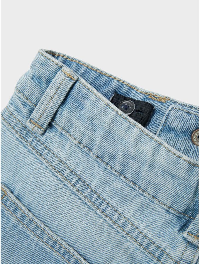 Name It 5-pocket jeans NKFROSE voor meisjes met destroyed-effect en hoge tailleband - Foto 2