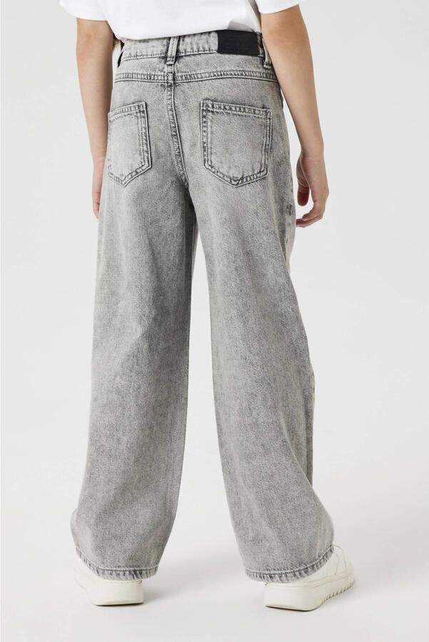 Name It 5-pocket jeans NKFROSE voor meisjes met destroyed-effect en hoge tailleband - Foto 3