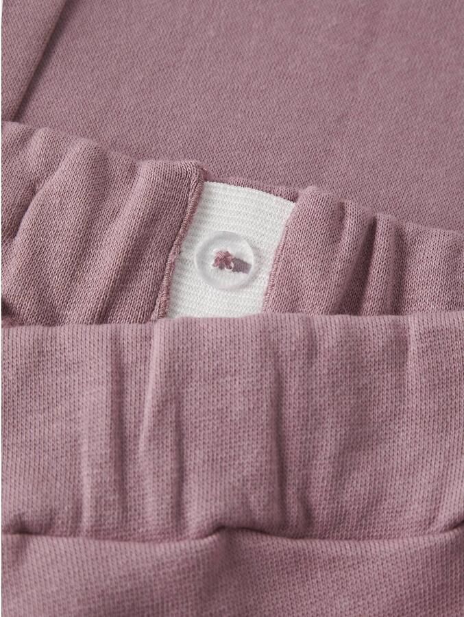 NAME IT KIDS wide leg joggingbroek roze - Foto 2