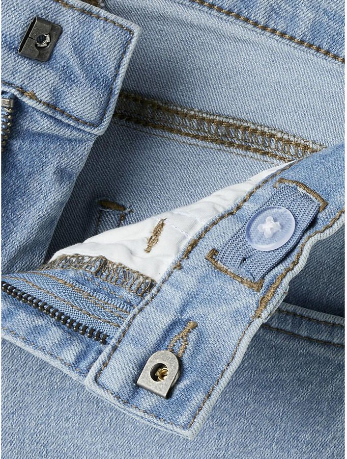 NAME IT KIDS wide leg short light blue denim - Foto 3