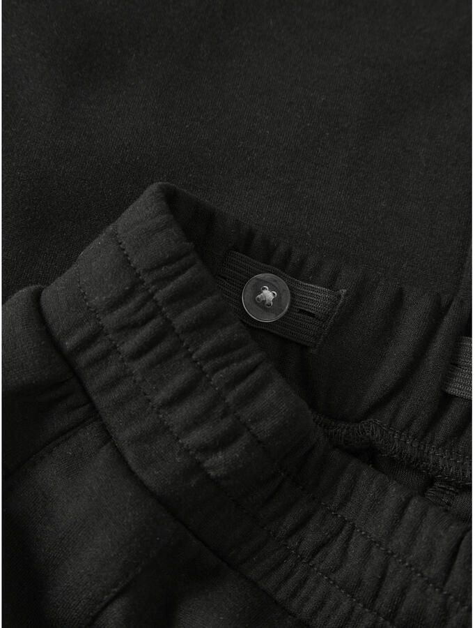 NAME IT KIDS wide leg sweatpants met studs zwart - Foto 2