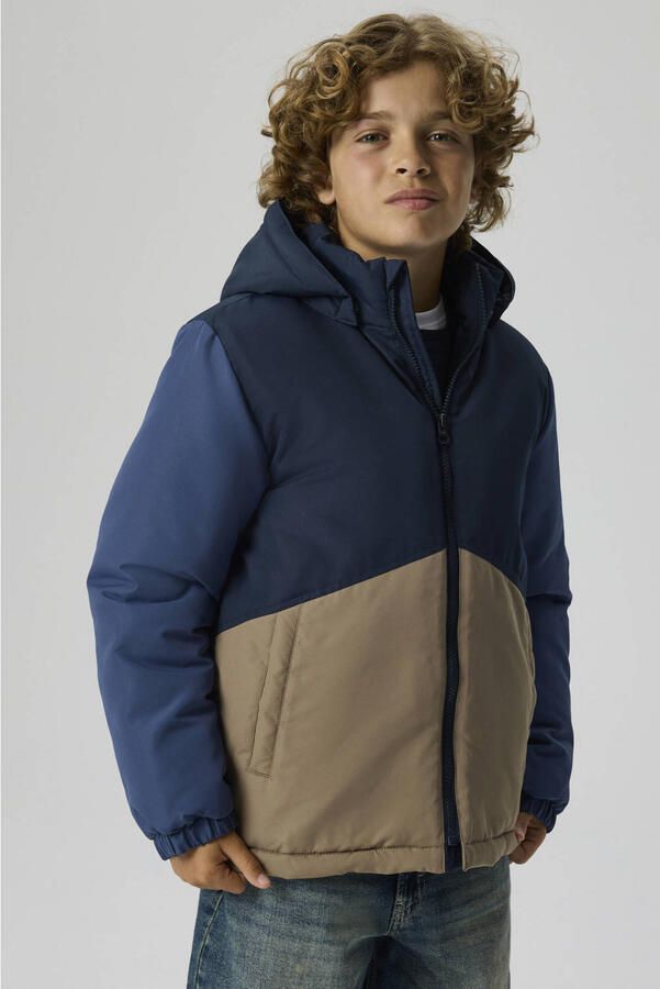 NAME IT KIDS winterjas blauw