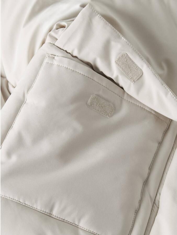NAME IT KIDS winterjas ecru Meisjes Polyester Opstaande kraag Effen - Foto 3