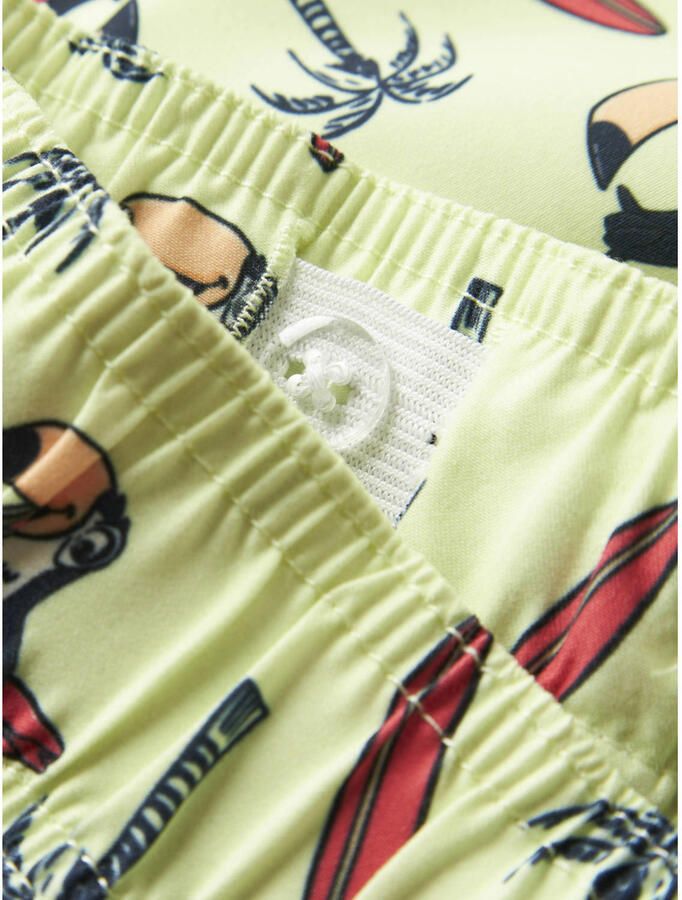 NAME IT KIDS zwemshort limegroen - Foto 3
