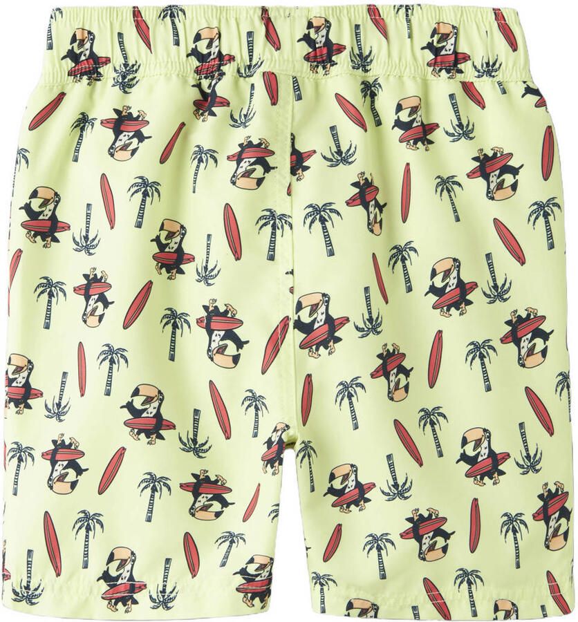 NAME IT KIDS zwemshort limegroen - Foto 2