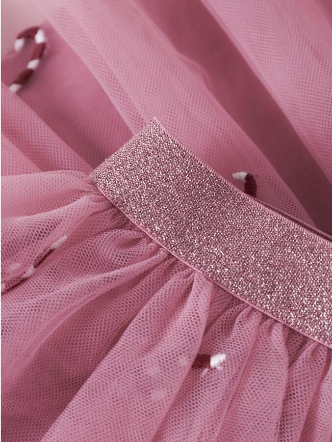NAME IT MINI A-lijn tule rok met print roze Meisjes Polyamide All over print - Foto 2