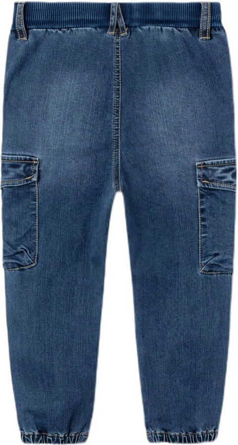 Name it Baggy fit cargojeans met elastische boorden model 'BEN'