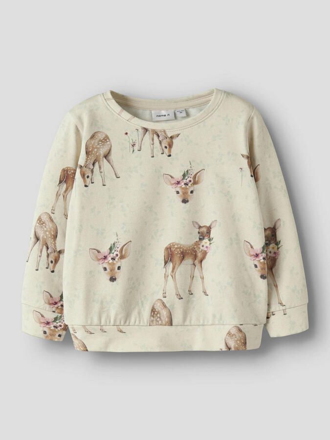 NAME IT MINI Bambi sweater ecru