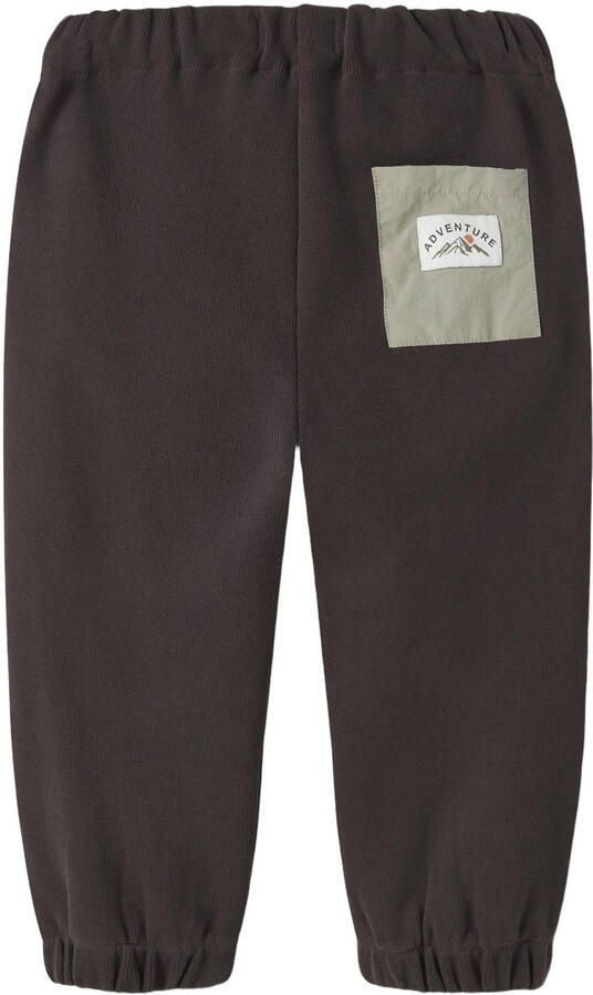 NAME IT MINI barrel joggingbroek donkerbruin Jongens Sweat Effen - Foto 3