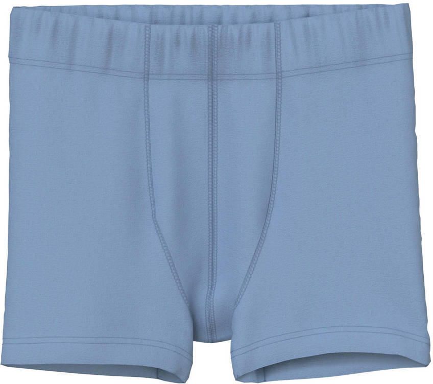 NAME IT MINI boxershort grijs blauw donkerblauw (set van 3) - Foto 2