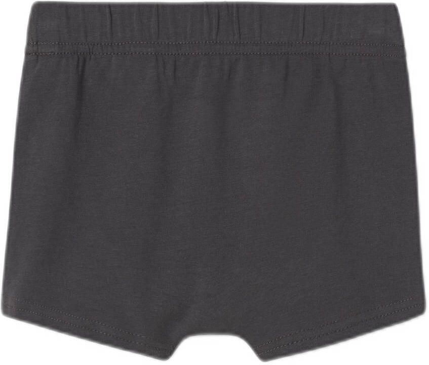 NAME IT MINI boxershort Space set van 3 antraciet blauw